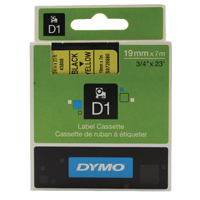 Dymo 2000/5500 Tape 19mm Blk/Yllw