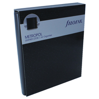 Filofax A4 Metropol Organiser Black