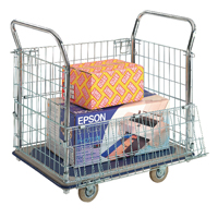 Trolley Platform Mesh Surrnd Blue