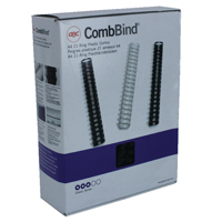 GBC CombBind A4 16mm Bind Comb Pk100 GBC CombBind A4 16mm Bind Comb Pk100