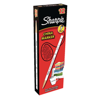 Sharpie China Marker White Pk12