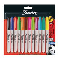 Sharpie Perm Marker Fine Ast Pk12