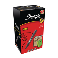 Sharpie W10 Perm Chsl Marker Blk P12