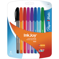 Papermate Inkjoy 100 Stick Ast Pk8