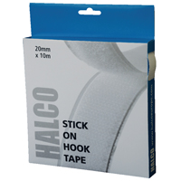 Halco Stick Hook Roll 20mmx10m Wht