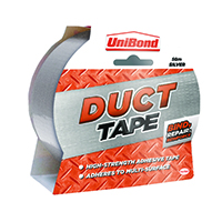 Unibond Duct Tape 50mmx50m Silver