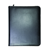 Monolith Zip Leather RBinder A4 Blk