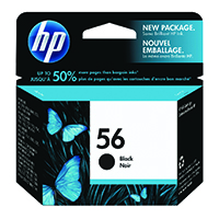 HP 56 Ink Cart Black 19ml C6656AE