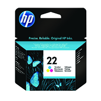 HP 22 Ink Cartridge Tri-Color CMY
