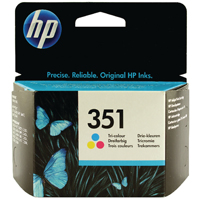 HP 351 InkJet Cart 3.5ml Tri-Col CMY