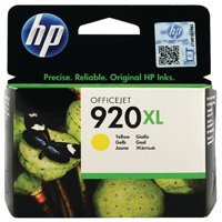 HP 920XL Inkjet Cart HY Ylw CD974AE