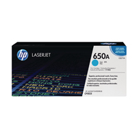 HP 650A LaserJet Toner Cyan CE271A
