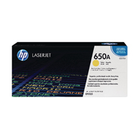 HP 650A Laserjet Toner Yellow CE272A