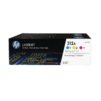 HP 312A LaserJet Toner Tricolour Pk3