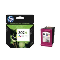 HP 302XL Ink Cart Tri-Colour CMY