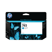 HP 745 Cyan Ink Cartridge 130Ml