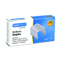 Rapesco No 24/6 Mtl 6 Staples Pk5000