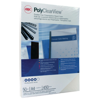 GBC PolyClearView A4 Bind Cover Pk50