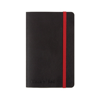 Black n Red Soft Cover Notebook A6