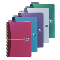 Oxford Notebook SC WB A4 Asst Pk5