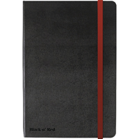 Black n Red Hard Cover Notebook A4