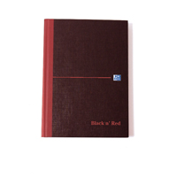 Black n Red Single Cash Book A5 Pk5
