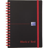 Black n Red PP Ruled Notebook A6 Pk5