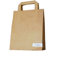 Paper Takeaway Bag Brown Pk250