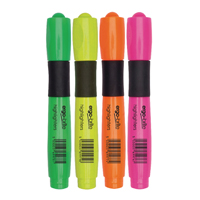 Ergo-Brite Ast Ergo Highlighters Pk4