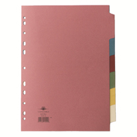 Concord Dvdr 6-Part A4 160gsm Mcol