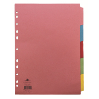Concord Pastel A4 5-Part Sub Dvdrs