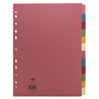 Concord Dvdr 12-Part A4 160gsm Mcol