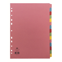Concord Dvdr 15-Part A4 160gsm Mcol