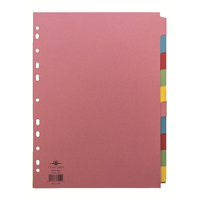 Concord 10-Part Divider A4 Ast