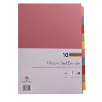 Concord Upchd Dvdr 10-Part MCol Pk10