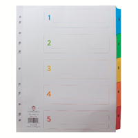 Concord Index 1-5 A4 EW Multicolour