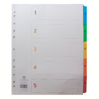 Concord Index 1-5 A4 EW Multicolour