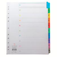 Concord Index 1-10 A4 EW Multicolour