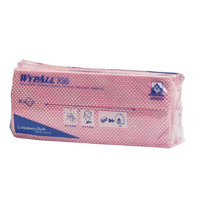 Wypall X50 Cleaning Cloths Red Pk50