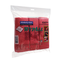 Wypall Microfibre Cloth Red Pk6 8397