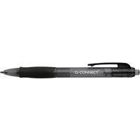 Q-Connect Retractable Bpoint Pen Blk