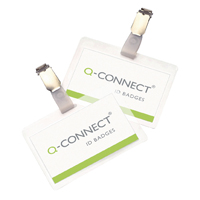 Q-Connect Hot Lam ID Badge Pk25