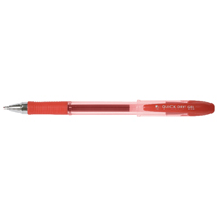 Q-Connect QuickDry Gel Pen Red Pk12