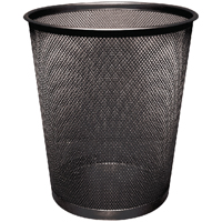 Q-Connect Mesh Waste Basket Black