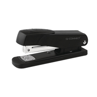 Q-Connect Metal Stapler Hlf Strp Blk