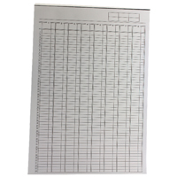 Q-Connect 8 Column Analysis Pad A4