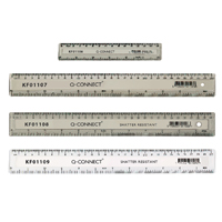 Q Conncect Ruler 15cm Clear