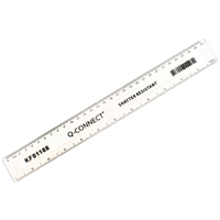 Q-Connect Ruler Shatterproof Plastic