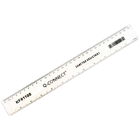 Q Connect Ruler Shatterprf 30cm Pk10