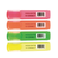 Q-Connect Highlighter Pen Asst P4